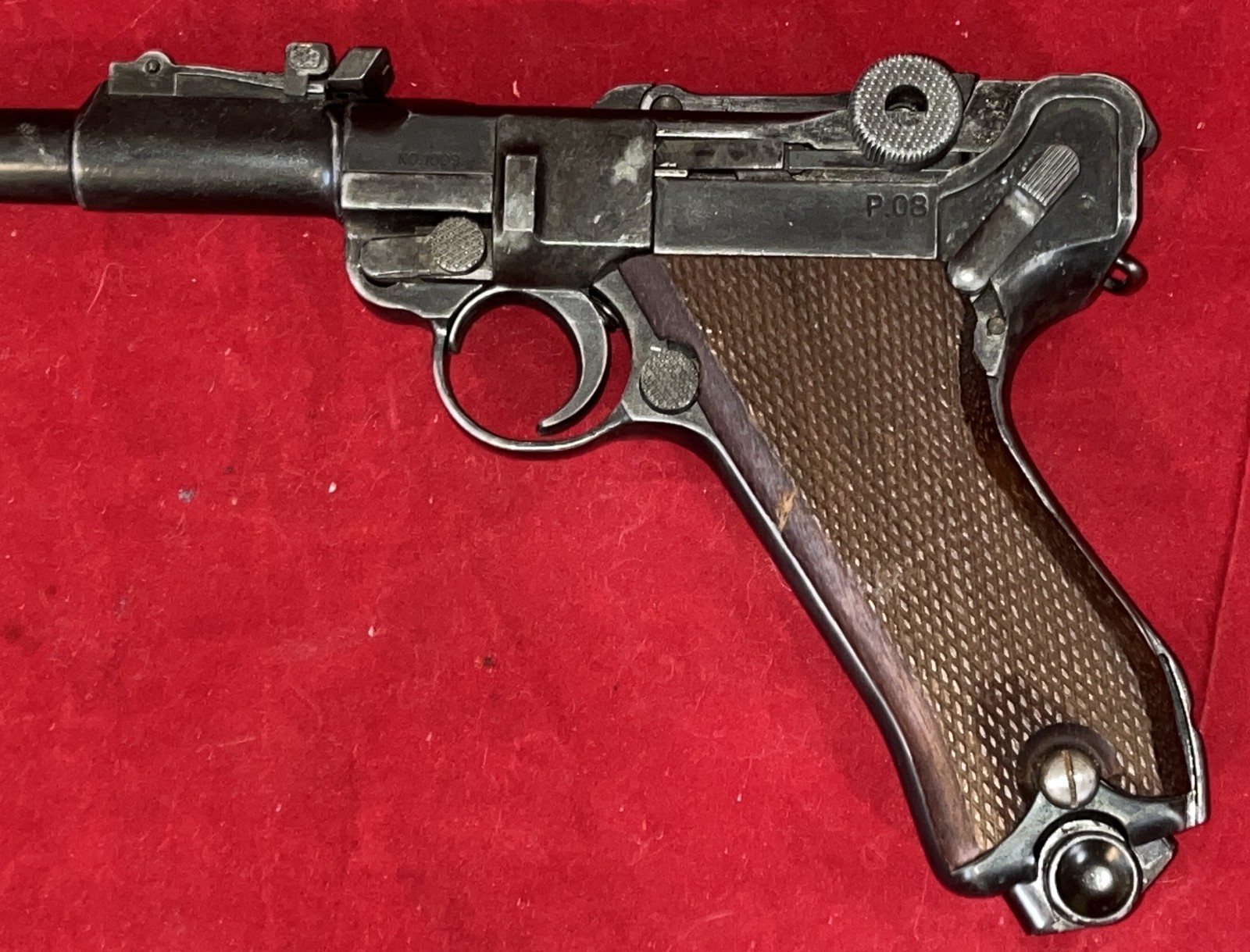 SCARCE MGC (MODEL GUN CORPORATION) REPLICA WWII GERMAN LUGER ARTILLERY MODEL