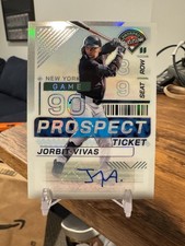 2024 Panini Prospect Edition Jorbit Vivas Silver Prizm Prospect Ticket RC Auto