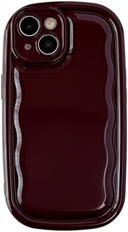 for iPhone 12 Case, Oval Shape Solid Color Protection Soft Compatible with iPhon