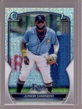 JUNIOR CAMINERO 2023 Bowman Chrome 1st #BCP-61 Mega Box Mojo Refractor Rookie RC