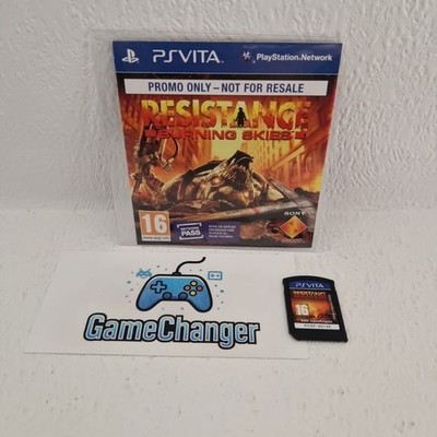 Resistance Burning Skies PROMO - Playstation Vita PS - PAL - Press Kit
