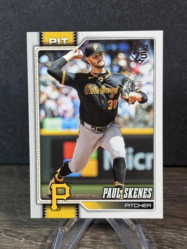 2026 Topps #100 Paul Skenes Companion Card Pittsburgh Pirates