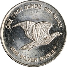 International Silver Trade Unit - One Silver Eagle - 1 Ounce 999 Fine - STOCK 90.00 per troy oz