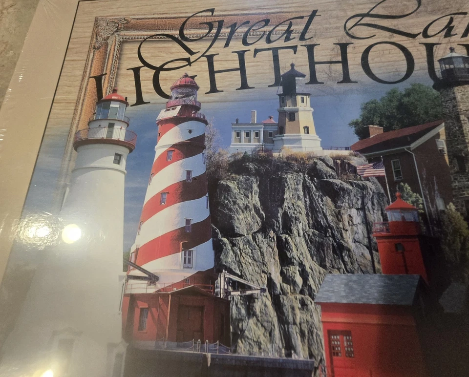 Great Lakes Lighthouse Jigsaw Puzzle 500 Peices New Box Nautical Hobby 18x24 - Image 4 of 4