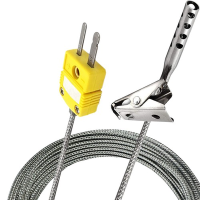 #ad #ad TL3163K KType Thermocouple Air Probe Stainless Steel Open Hole Clip $45.50