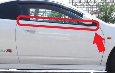 HONDA Genuine INTEGRA DC5 Door Window Belt Molding RH 72410-S6M-003 Weatherstrip