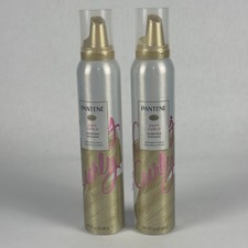 2x Pantene Pro-V Curl Mousse Tames Frizz Soft Touchable Curls 6.6 oz Styler Hair