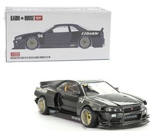 Kaido House x Mini GT 1:64 Nissan Skyline GT-R R34 Kaido GReddy V2 Bk #222