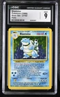 CGC 9 MINT Blastoise 2/102 Base Set Holo Pokemon Card