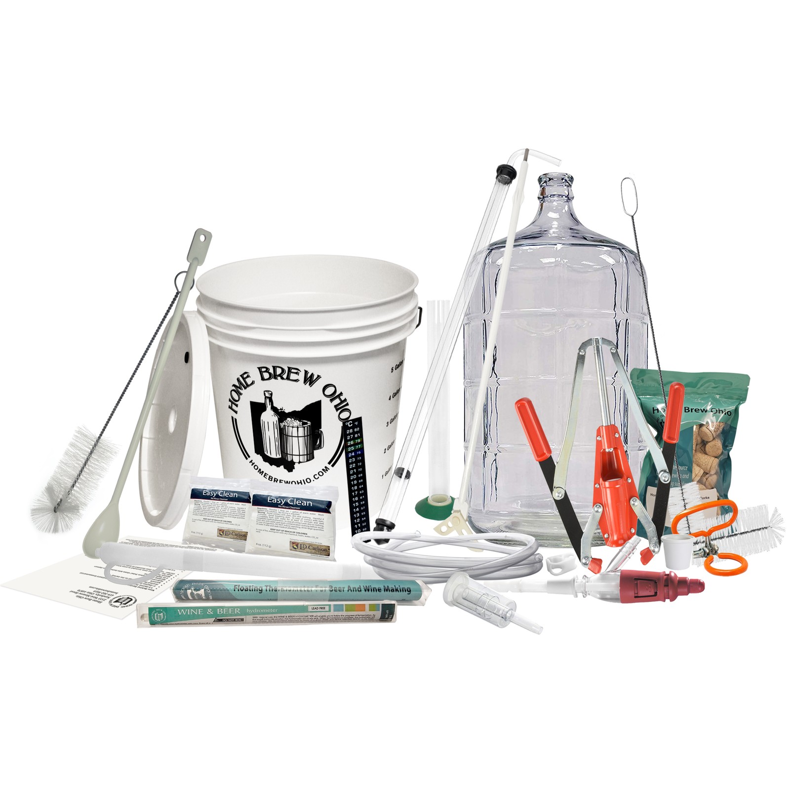 Starter Kit With 6 Gallon Glass Carboy