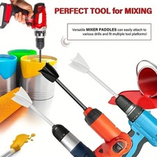 1-2Pc Paint Mixer for Drill Paint Stirrer for Drill Mixing Paddle Mixing Paddle