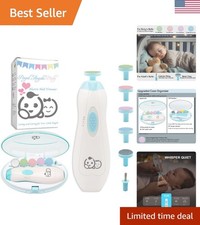 Upgraded 6 in 1 Baby Nail Trimmer with Labeled Case, 4 Colored Pads for Newbo...
