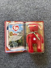 Osito the Bear McDonalds TY International Bears II Teenie Beanie Baby 2000 NIP