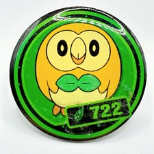 Pokemon Mokuro Metal Pin Bagge Nintendo 2017 Vintage Antique Rare From Japan F/S