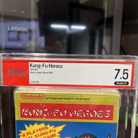 Kung-Fu Heroes (NES, 1989) - PSA/WATA 7.5 A Sealed - Early Martial Arts Action