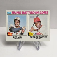 1979 Topps Baseball #3 George Foster - Jim Rice Cincinnati Reds