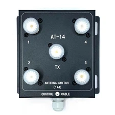 4-Way Coax Antenna Switch High Power Switch 1 Radio Output 4 Antenna Inputs