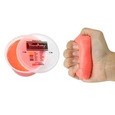 CanDo TheraPutty Standard Hand Exercise Putty For 1-pound, Red
