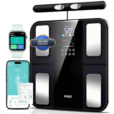 Pgid Body Pod Scale Smart Scale For Body Weight8-Electrode Digital Bathroom