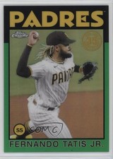 2021 Chrome 1986 Topps Baseball Green Refractor 83/99 Fernando Tatis Jr 07gz