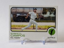 2022 Topps Heritage Minor League #218 Roberto Campos SHORT PRINT - FREE SHIPPING