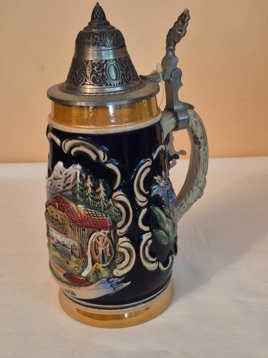 BOCCALE SPLUGEN Birra In Ceramica Anni 90 Con Coperchio EUR 14,99 - IT