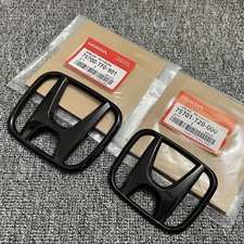 2pcs Fit For Honda 2022-2025 11th Gen Civic Sedan Front Griile Emblem Rear Badge 2pcs Fit For Honda 2022-2025 11th Gen Civic Sedan Front Griile Emblem Rear Badge