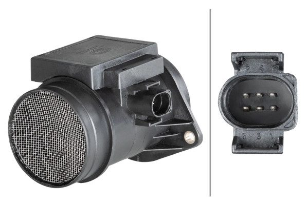 Débitmètre de masse d'air Hella sonde de mesure de flux d'air auto 8ET009149671