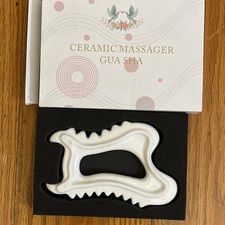 Ceramic Gua Sha Tool for Face Body - Lymphatic Drainage Massage