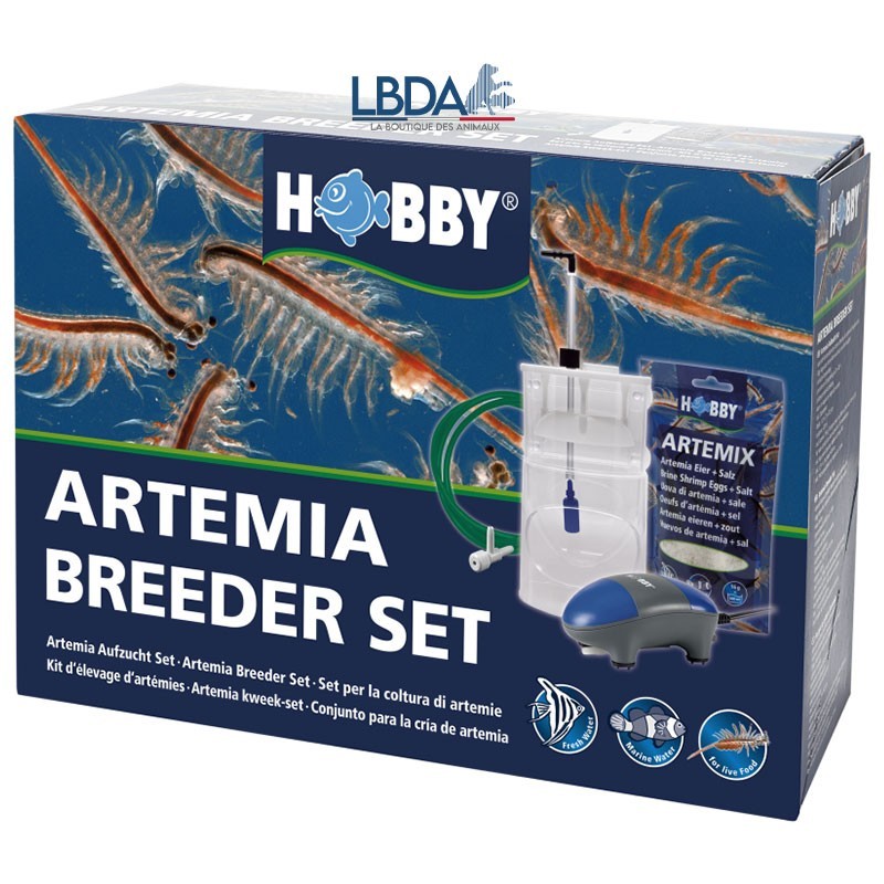 Artemia Breeder Set HOBBY - Incubateur d'artémies complet pour l'élevage de nourriture vivante