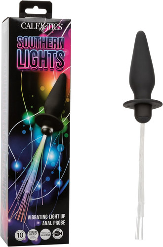 Southern Lights Vibrating Light UP BUTT Plug, Black ( Anal Probe )