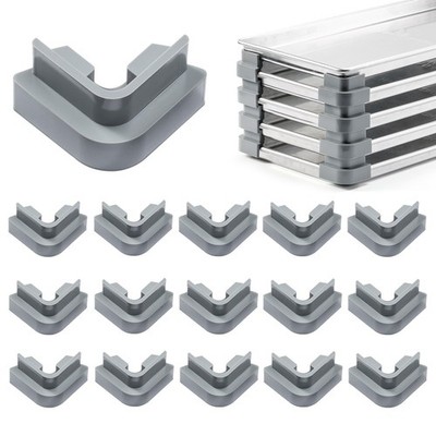 16 PCS Silicone Tray Stackers Freeze Dryer Stacks Harvest Right Accessories