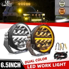 Colight 7" LED Work Light Bar 500W Round Driving Fog Lamp Spot DRL Offroad Truck