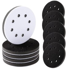 5 Pack 5 Inch Soft Sponge Interface Pad for Sanding Pad Hook&Loop Sanding Discs