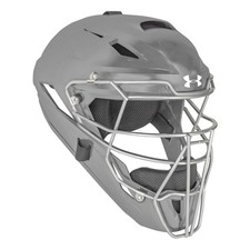 Under Armour Converge Matte Youth Baseball/Softball Catcher's Helmet - Graphite