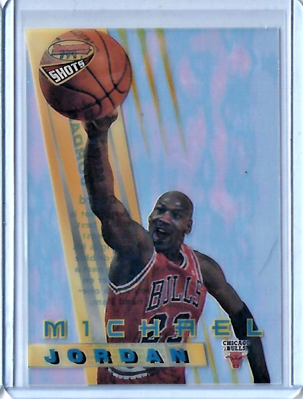 1996/97 Bowman's Best Michael Jordan Best Shots Acetate Insert #BS6 NrMt
