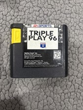 Triple Play 96 Sega Genesis 1995 Cartridge Only Tested Works Great Authentic