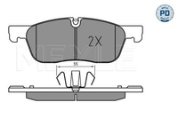Meyle BremsbelÄGe Jaguar X540 XF X260 Land Rover Discovery L550 Range L551