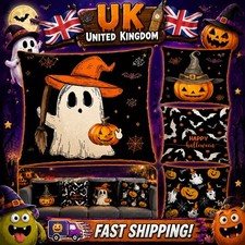 4 Pack Halloween Pumpkin Linen Cushion Covers 45x45cm Autumn Throw Cases Pillow