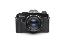 Minolta X-700 Case, Handmade Genuine Real Leather Half Camera Case Bag Cover ...