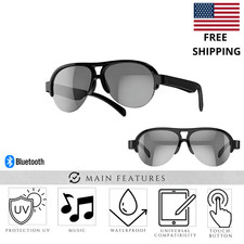 Smart Bluetooth Glasses   Polarized Audio Sunglasses with Mic, UV Protection