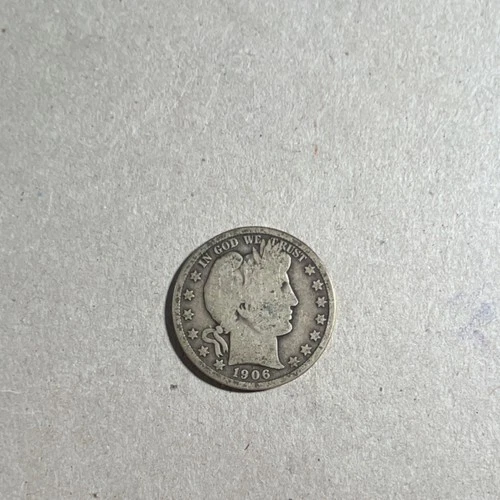 1906 Barber Half Dollar D Mint Mark Silver 50C Circulated US Coin