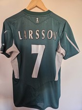 Henrik Larsson Official Name Number Celtic Away Shirt MEDIUM