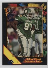 1991 Wild Card Draft 5 Stripe Bobby Wilson #102 Rookie RC 0dp1. rookie card picture