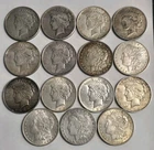 Lot of 16 Morgan & Peace Silver Dollars SKUMD99