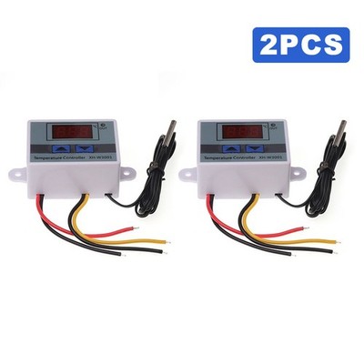 DC 12V 10A Digital Temperature Controller Thermostat with NTC 10K Sensor