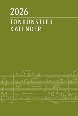 Tonkünstler-Kalender 2026 | Deutscher Tonkünstler-Verband e. V. | Deutsch | 2026