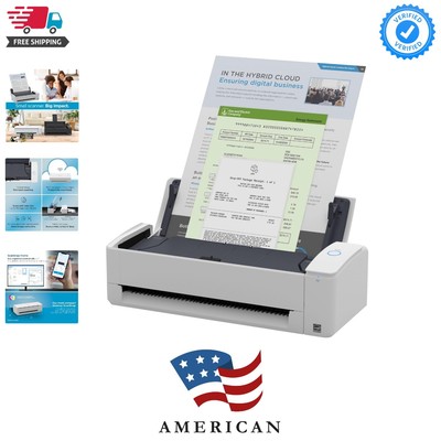 iX1300 Compact Wireless or USB Double-Sided Color Document, Photo & Receipt S...