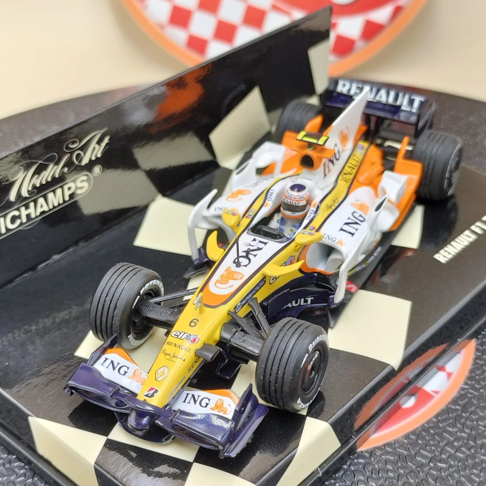 MINICHAMPS 1/43 Renault F1 Team R28 no.6 2008 Nelson Piquet 400080006 - Image 2 of 4