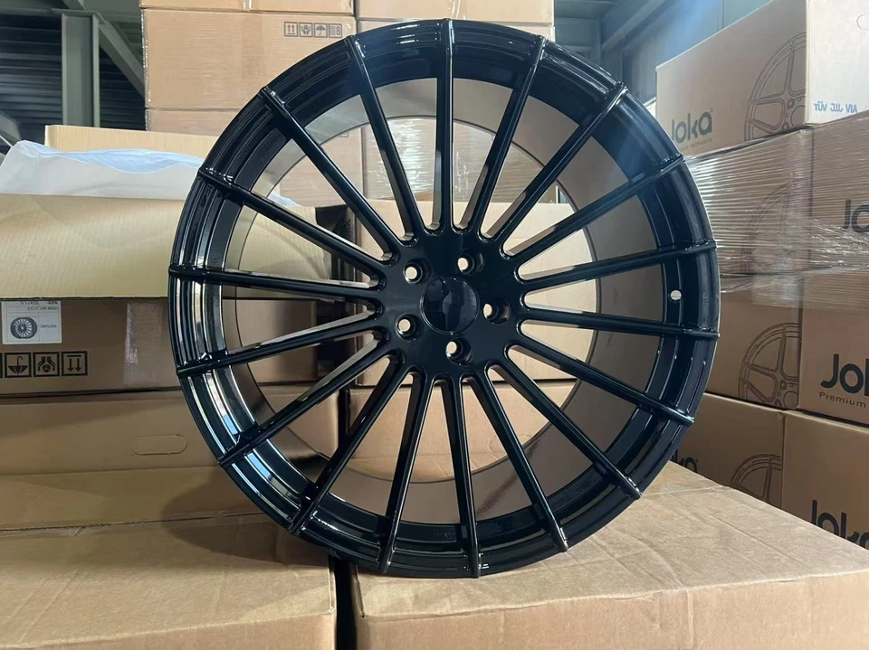 22 Zoll HAXER®️ Konkave Felgen Glanzschwarz BMW X5 X6+MERCEDES ML GLE AMG *NEU* - Bild 2 von 4